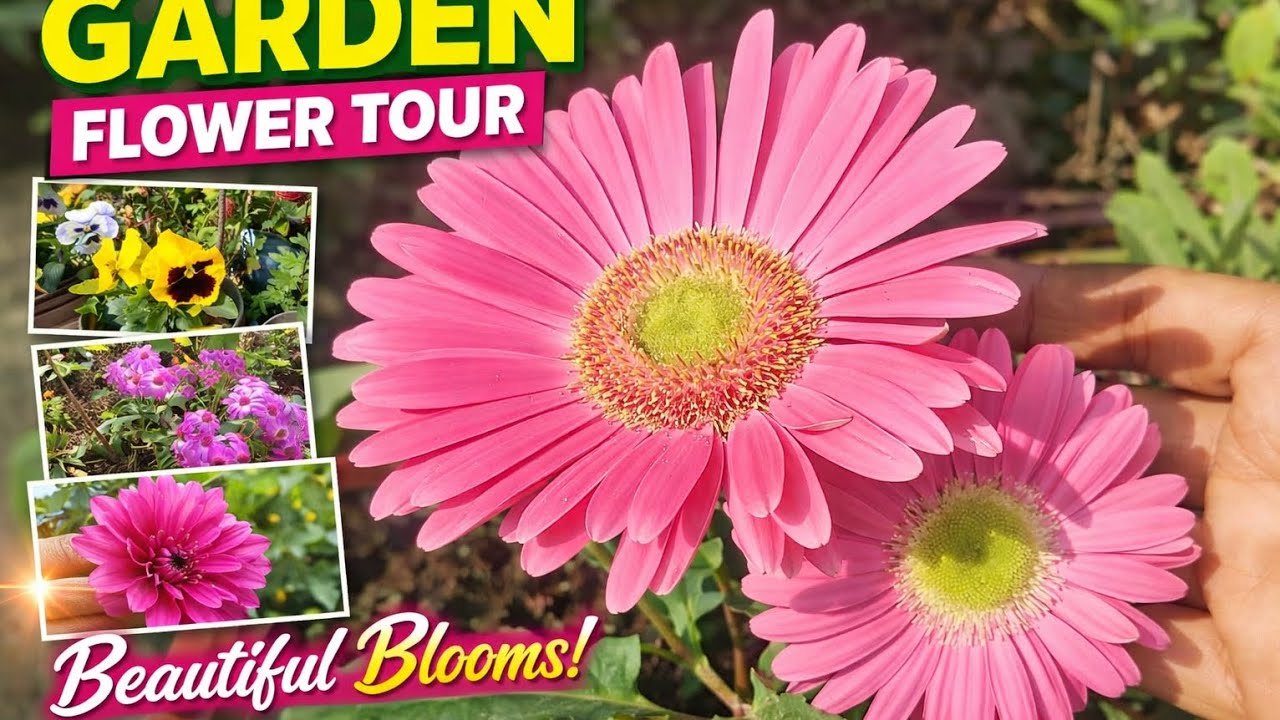 10 flowering plants to grow in February #flowergarden #jaivik garden #no chemical