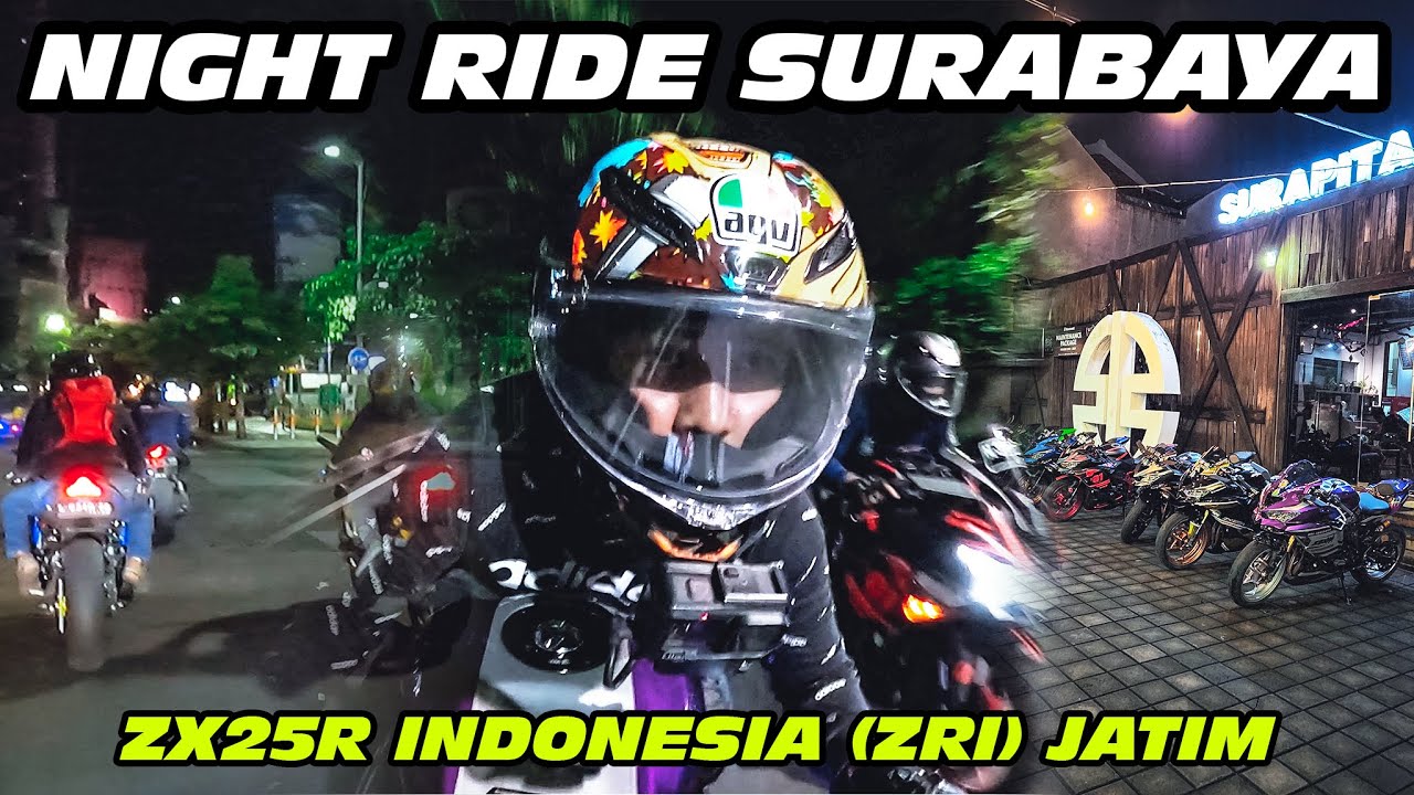 ZX25R ZEXMA // SERU 10 ZX25R DI SURABAYA 😍 // BUTA JALAN DI SURABAYA KELURUSAN 😅