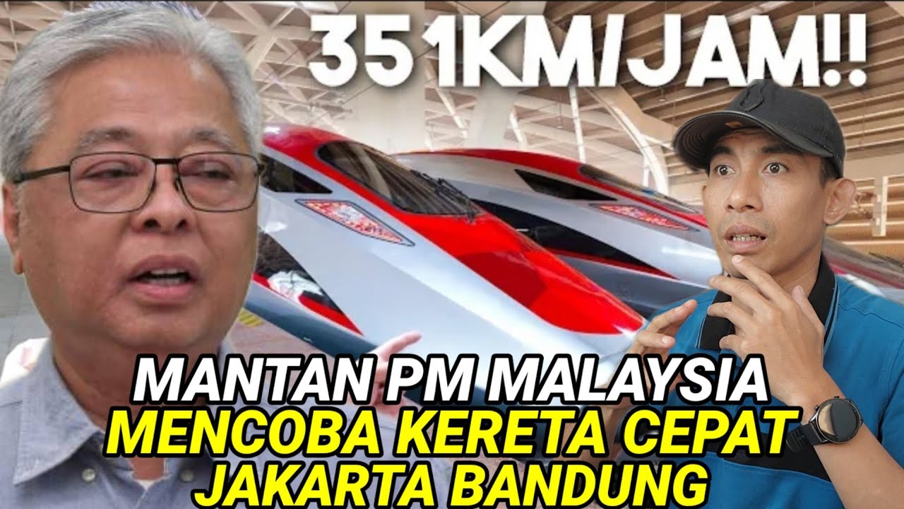 Dikira Sepi Ternyata Membludak. Mantan PM Malaysia  Kesenangan Naik Kereta Cepat  Whoosh🇲🇾 REACTION