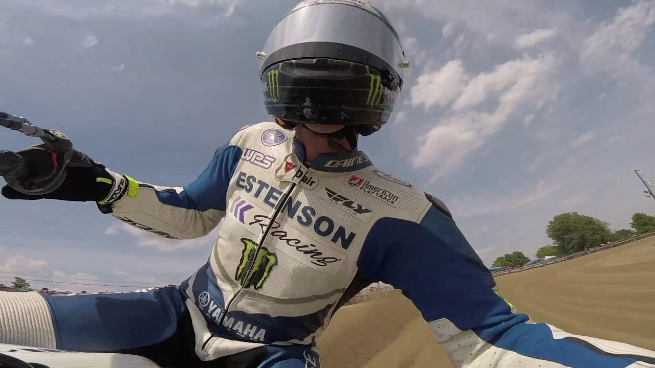 American Flat Track: Jake Johnson Onboard Video