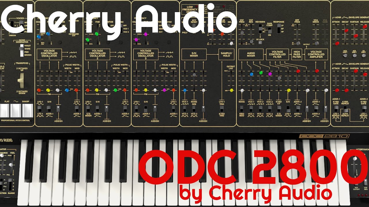 ODC 2800 Synthesizer by Cherry Audio (No Talking)