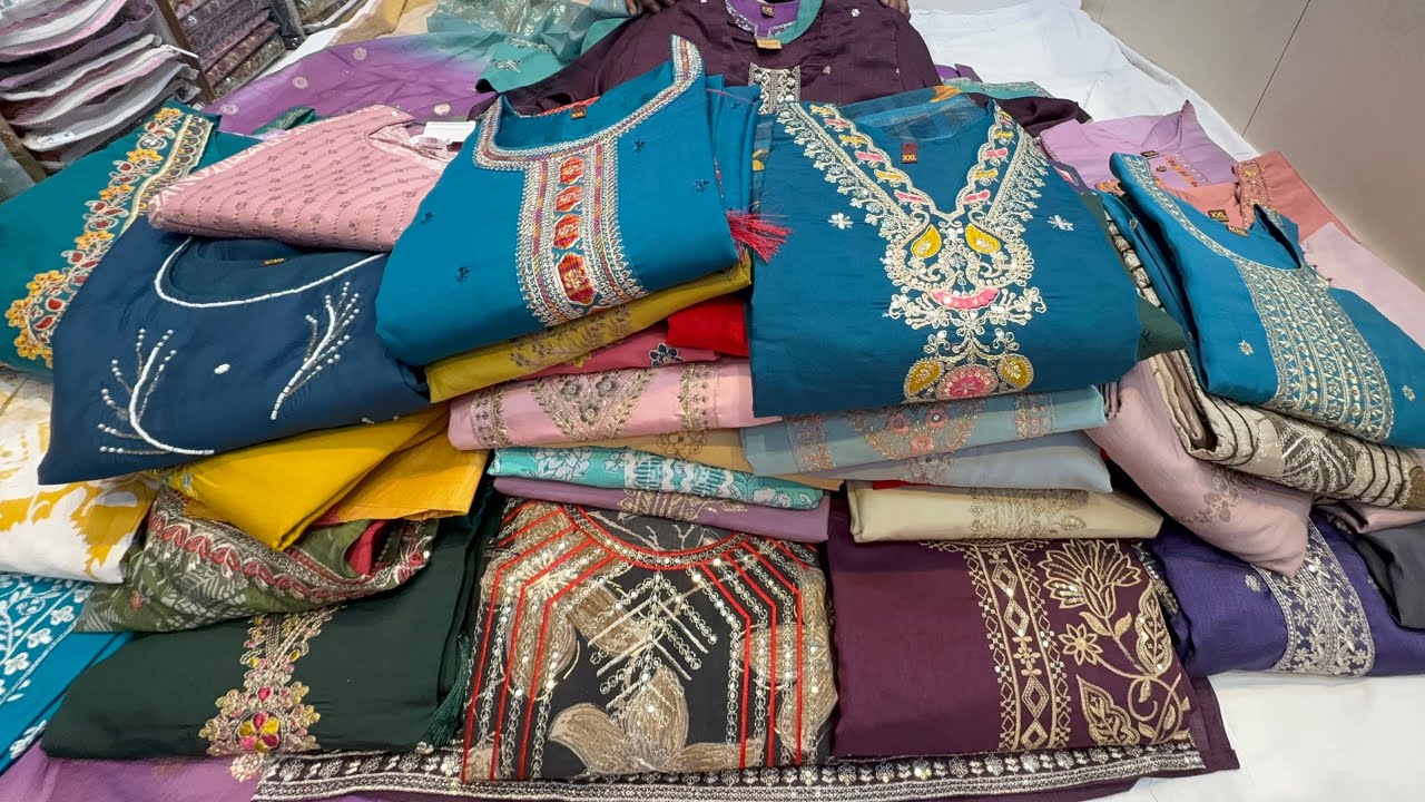CLEARANCE SALE🥳🚨Chickpet Bangalore Wholesale Party wear Kurtis sets. Single piece courier available.