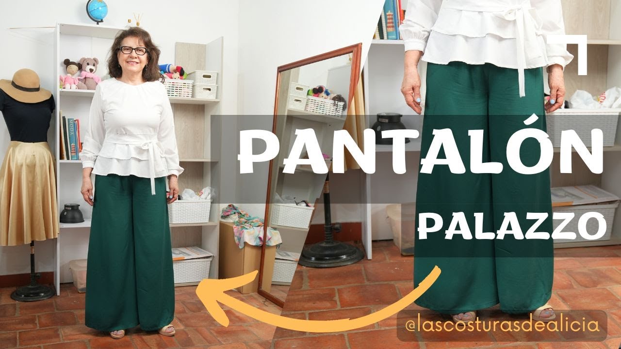 Cómo hacer un Pantalón Palazzo FÁCIL Y RÁPIDO