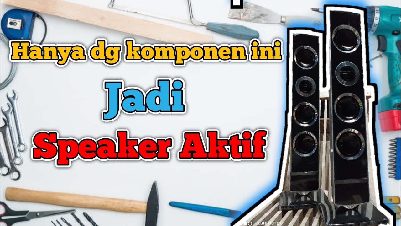Tutorial Tambah power di Speaker Tower TV Polytron