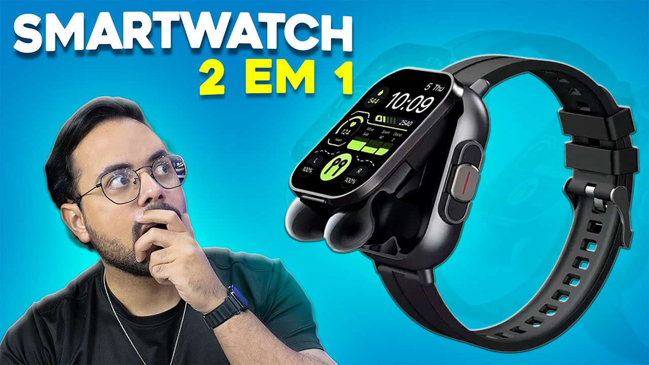 Esse Relógio Esconde um SEGREDO! Smartwatch D8 com Fone Bluetooth EMBUTIDO