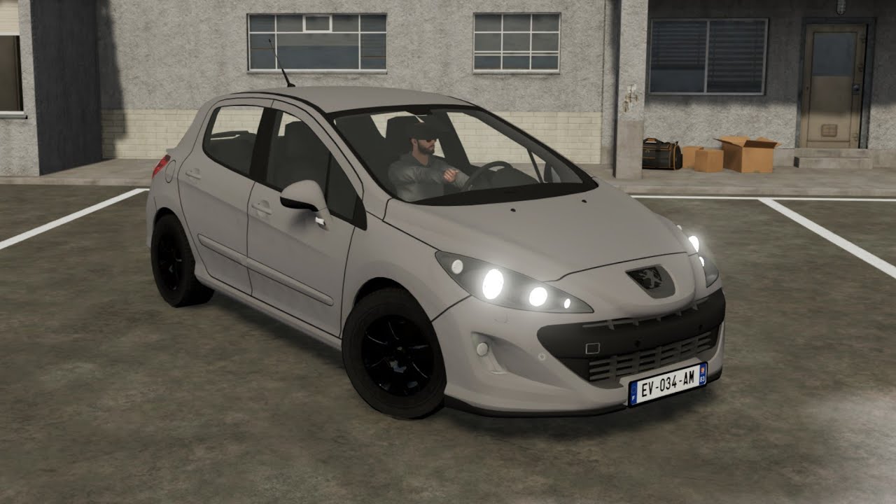 Peugeot 308 Phase II - Farming Simulator 2022 [FS 22 LS 22 France Car Mod]