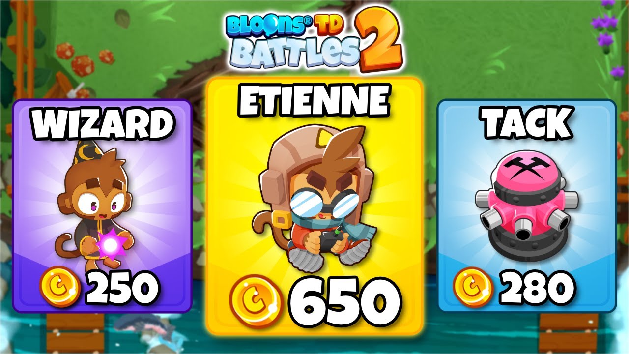 Etienne + Wizard + Tack Shooter Combo DESTROYS Opponents! 🔥 | BTD Battles 2 Insane Strategy