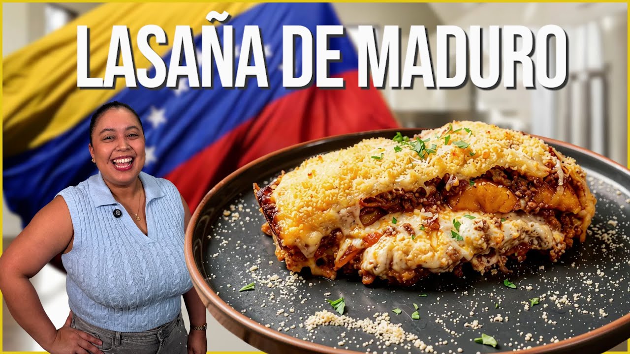 🇻🇪 VENEZUELA LIBRE | Lasaña de Maduro 🍌🧀 – Paulita Tri
