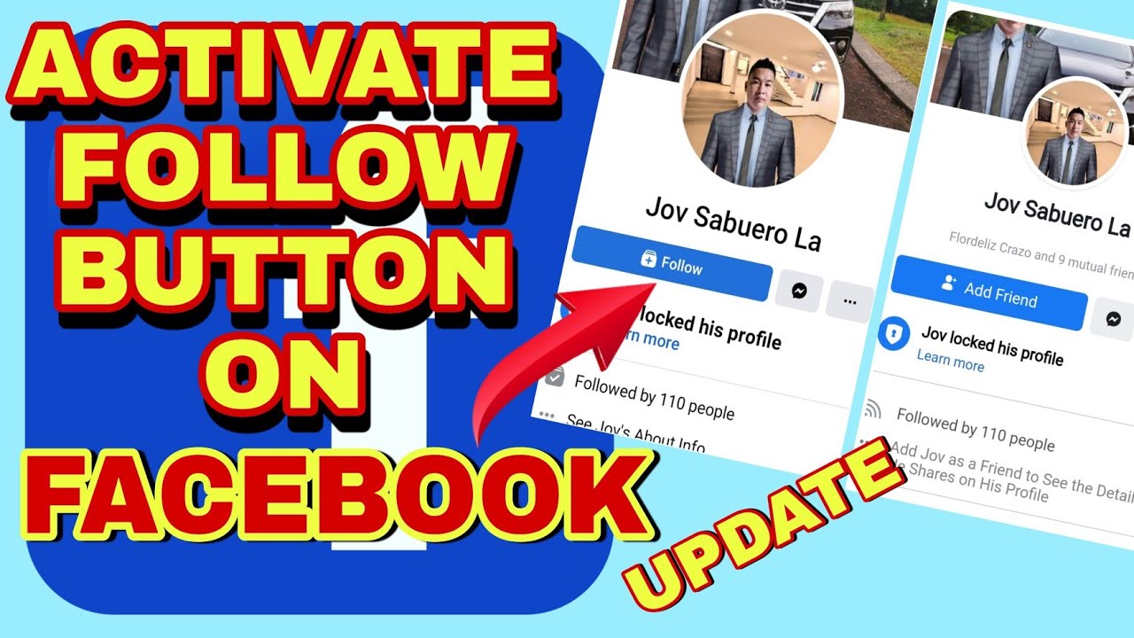 2023 PAANO E-ACTIVATE ANG FOLLOW BUTTON SA FACEBOOK | ADD FRIEND TO FOLLOW | JOVTV