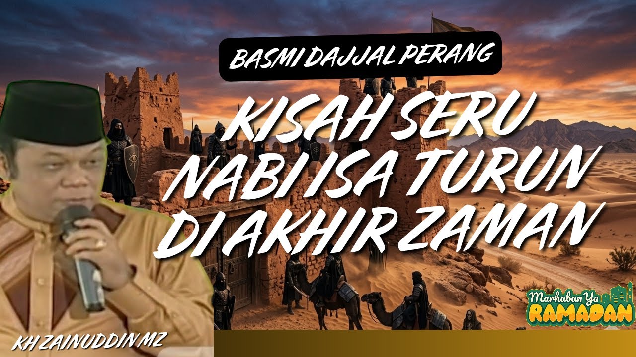 ngaji santuy ceramah KH Zainuddin MZ. Kisah seru Nabi Isa AS