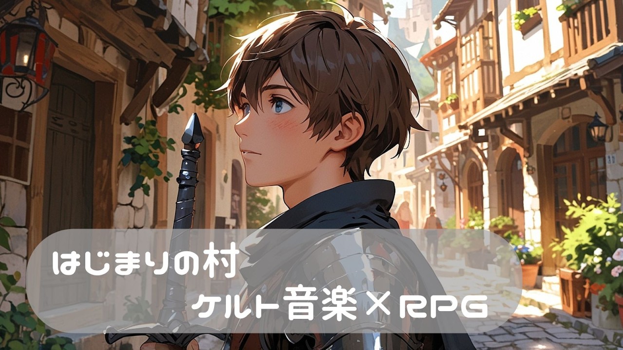 【ケルト音楽/作業用BGM】はじまりの村｜見習い騎士の冒険が始まる｜Fantasy Celtic Music