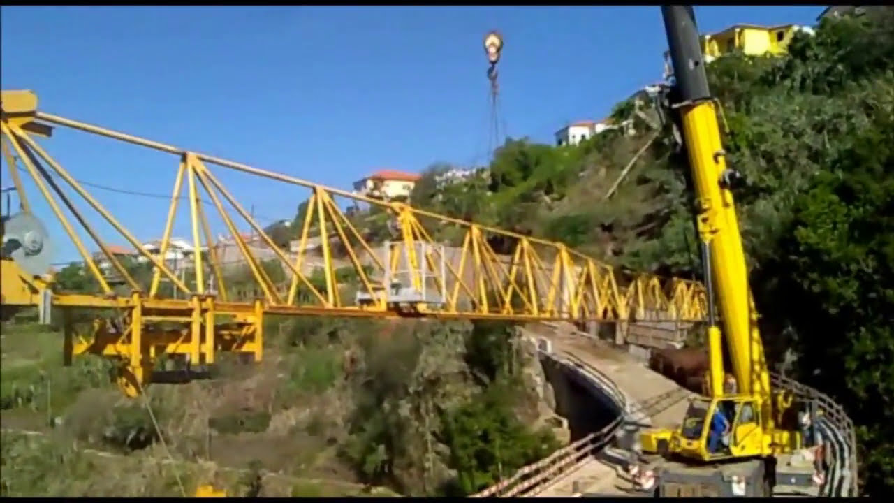 Desmontagem de grua torre