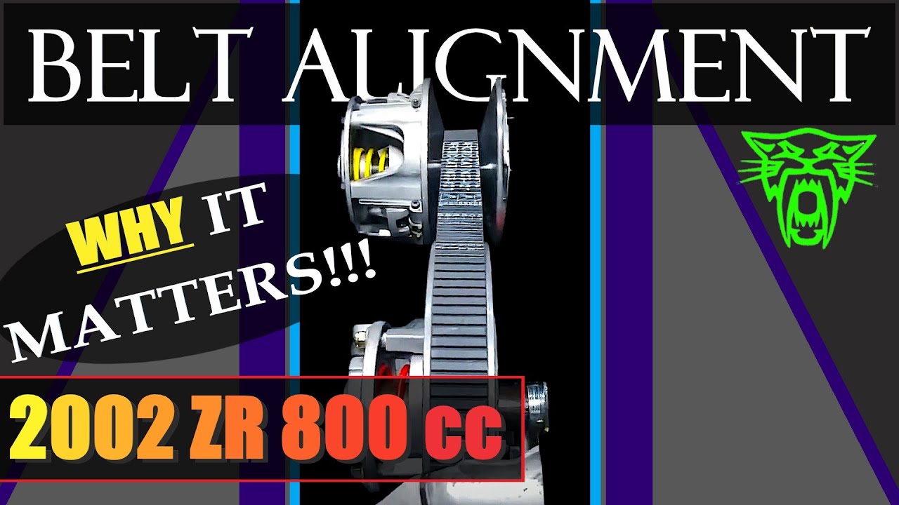 02 Arctic Cat ZR 800 CCE Rebuild Part 19 || Belt Alignment & Corrections [That Was Close!?]