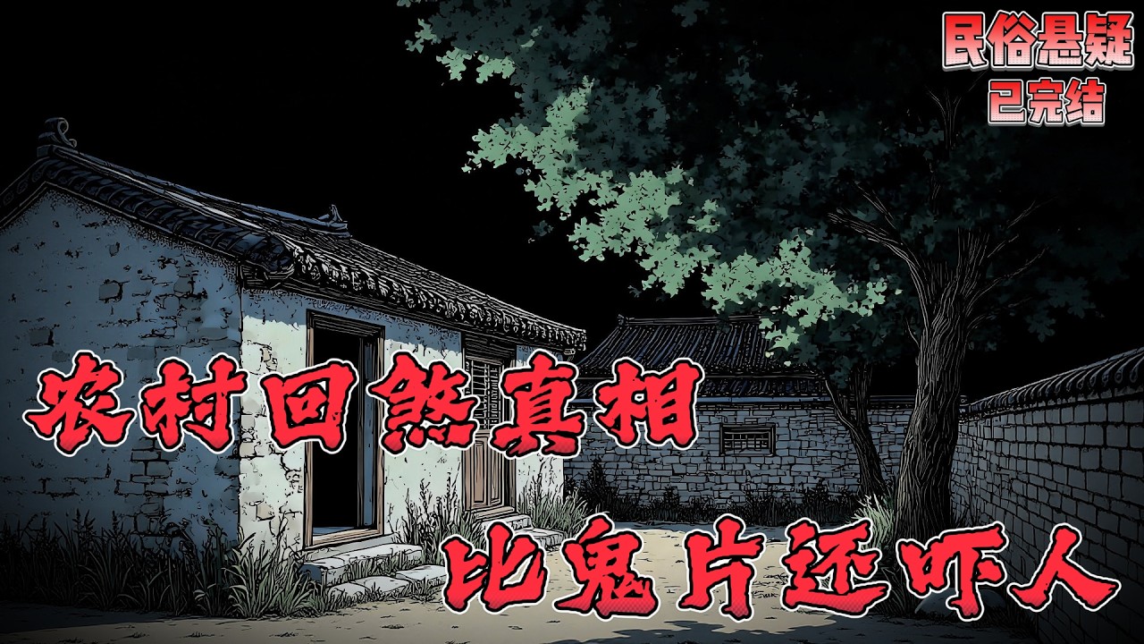 【完结文】儿时贪玩，我和伙伴偷闯死人回煞夜，同伴竟偷喝了供奉鬼差的酒。铁链声逼近、灵堂停电、幻境丛生，父母与同伴全变成恶鬼索命。我被困床底，直到一声鸡鸣，才从鬼门关逃回来。