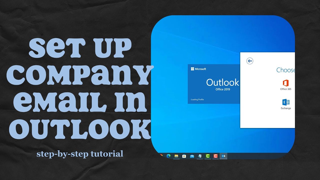 Как настроить Outlook для корпоративной почты на ноутбуке