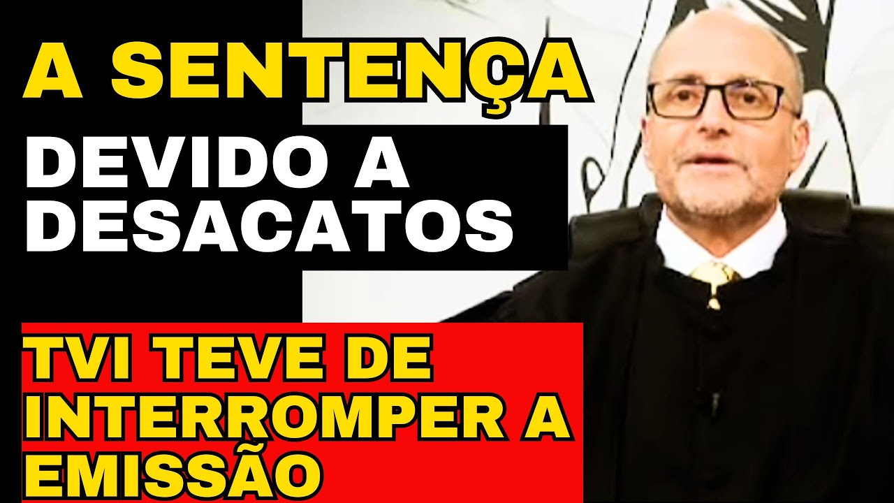 TVI OBRIGADA A INTERROMPER  