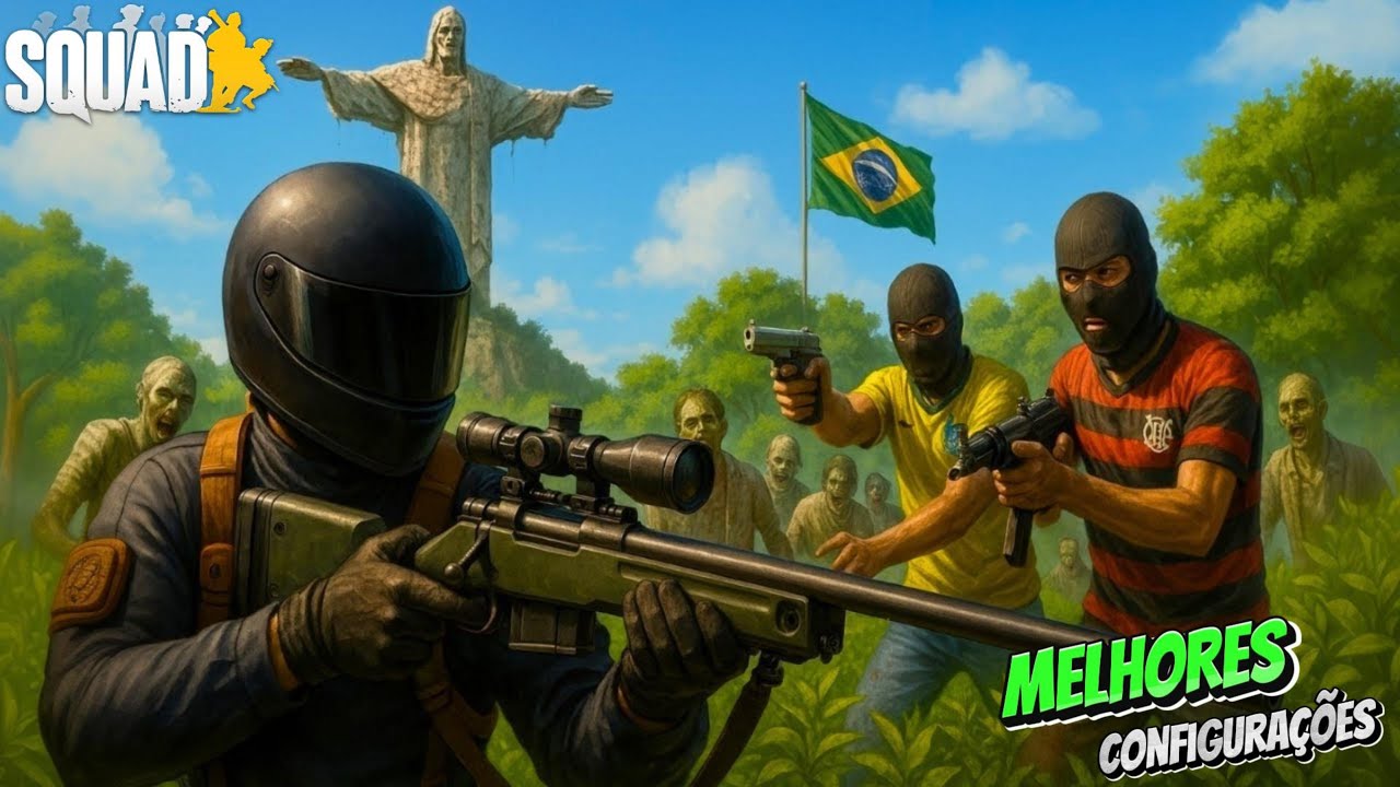 MELHORES configura&ccedil;&otilde;es de QUAD  para PVP e FPS 2026!! squad favela  Dicas