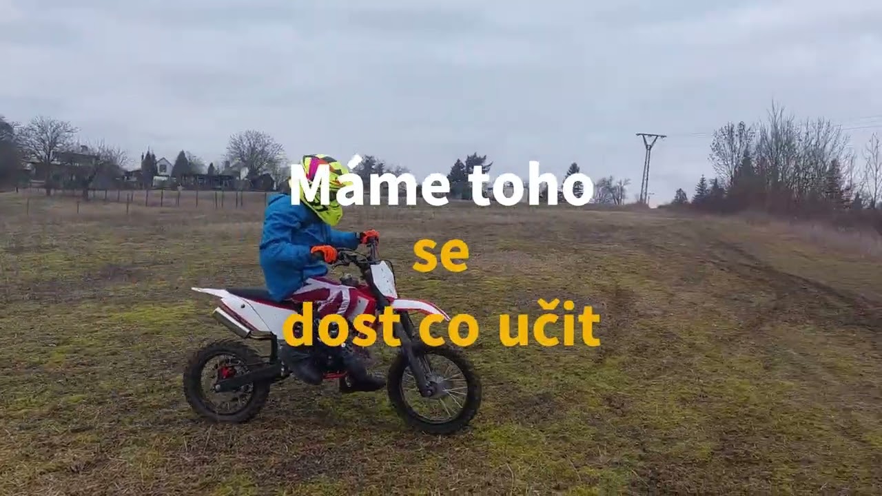 První ježdění po opravě motorky