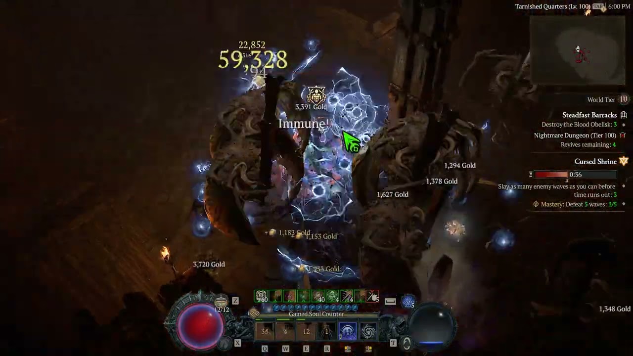 Diablo 4 BL sorc tier 100 nmd season 2