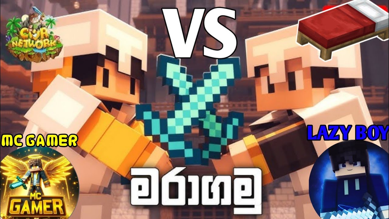 Cwr Minecraft bed wars play With @McGamer-l2x ||sinhala