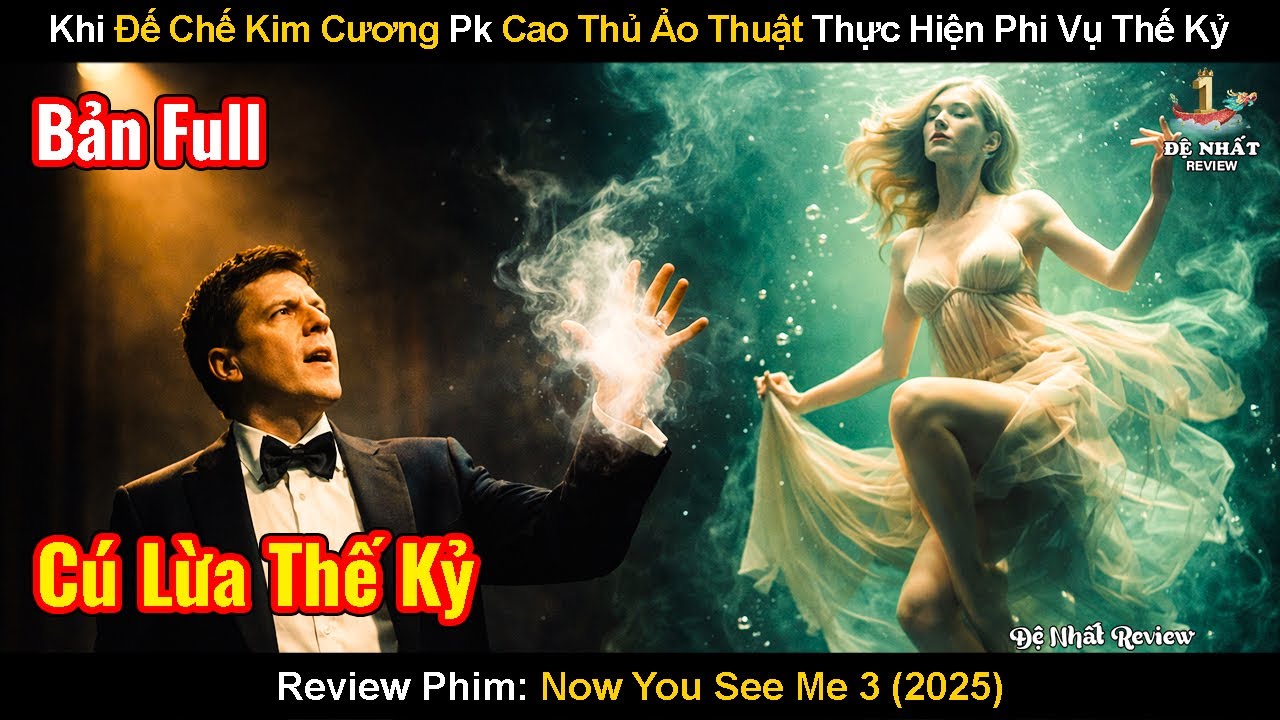 Khi Đế Chế Kim Cương Pk Cao Thủ Ảo Thuật Thực Hiện Phi Vụ Thế Kỷ | Review Phim: Now You See Me 3