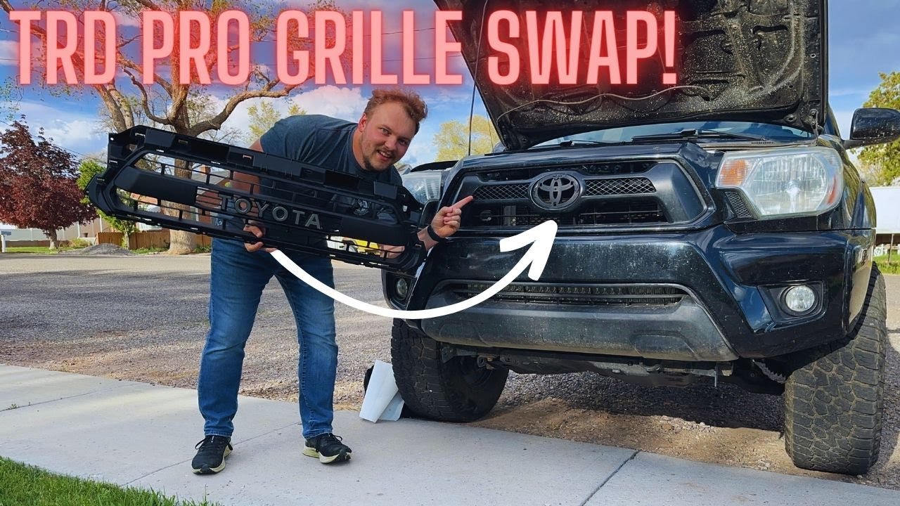 Upgrading My Tacoma: Installing A TRD Pro Grille!