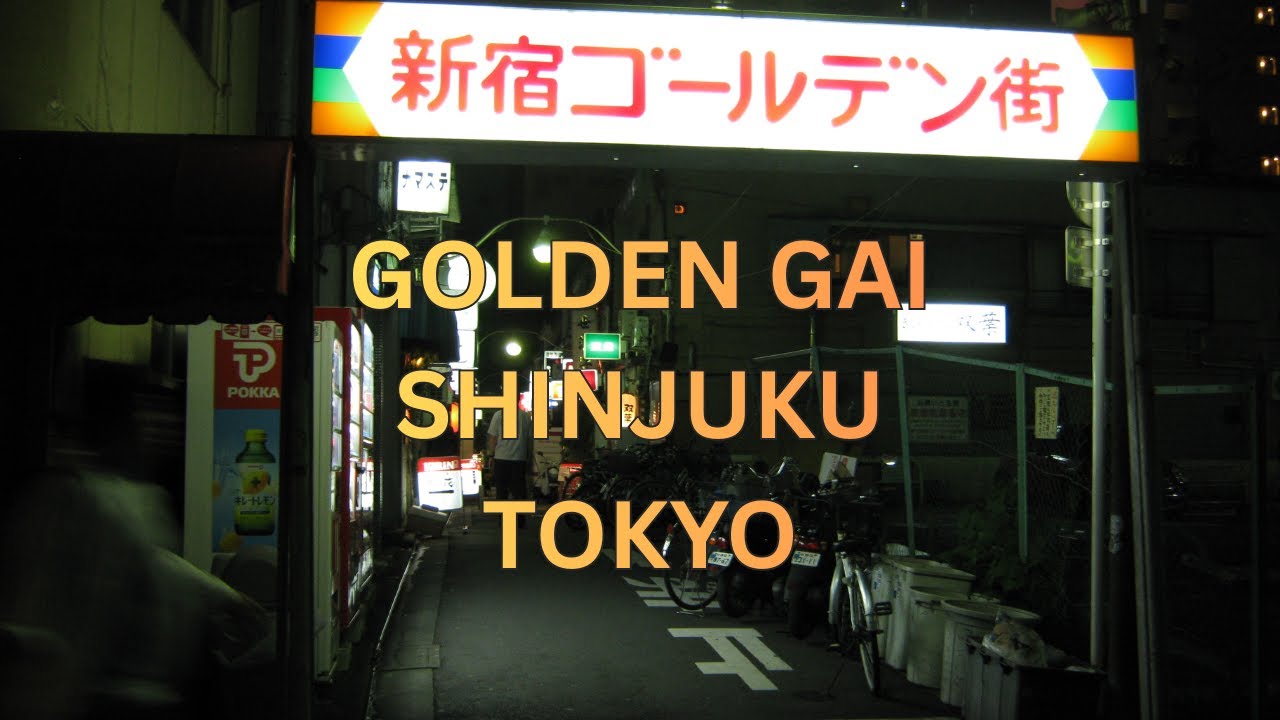 Shinjuku Golden Gai Tokyo Japan Night Time Walking Tour 4K