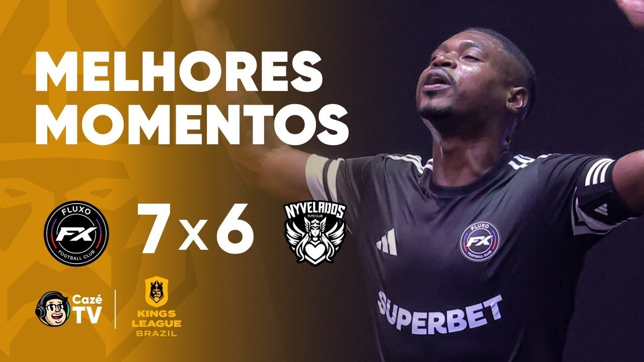 MELHORES MOMENTOS: FLUXO 7 X 6 NYVELADOS | KINGS LEAGUE BRASIL 2026 - 2º SPLIT | 2ª RODADA