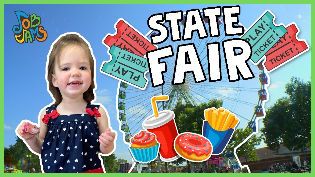 Kids Have Fun at the Fair |  Job Jams |  Food, Games and Rides #kids