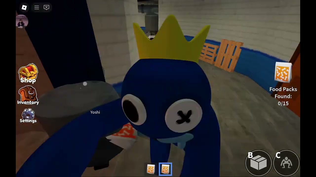 Playing rainbow friends!