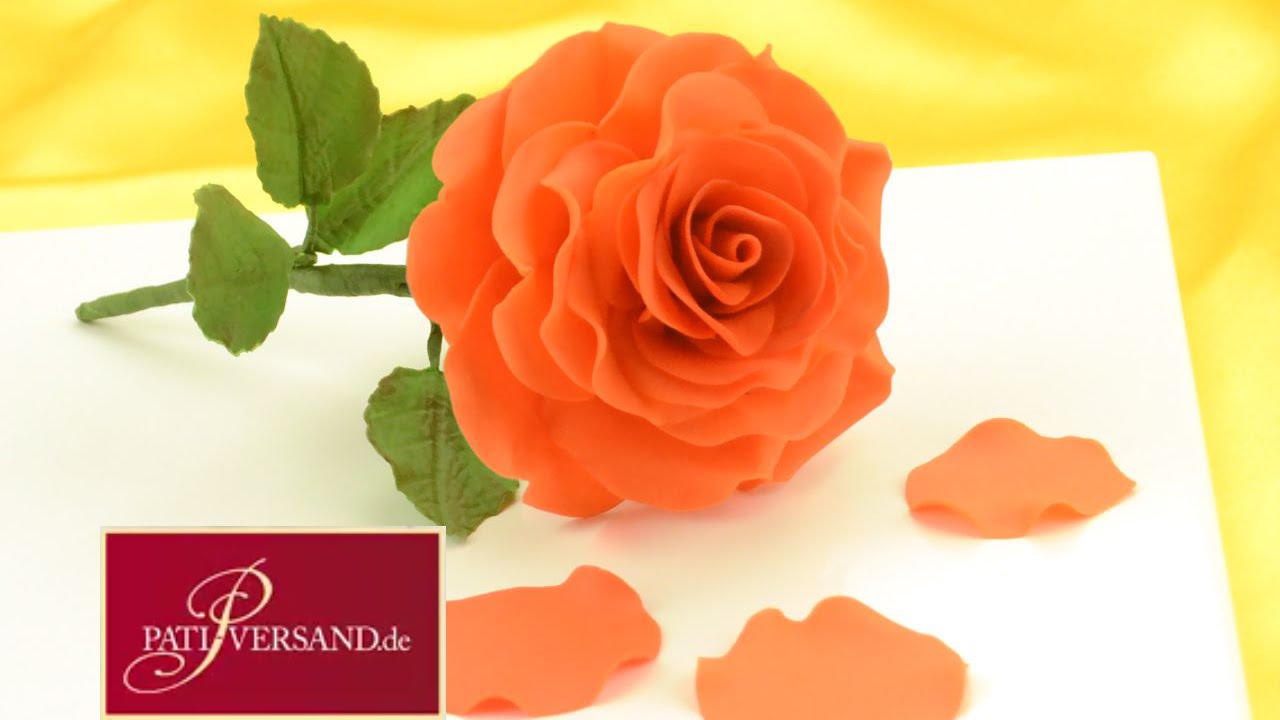 Rosen aus Blütenpaste herstellen - Tutorial von Pati-Versand.de