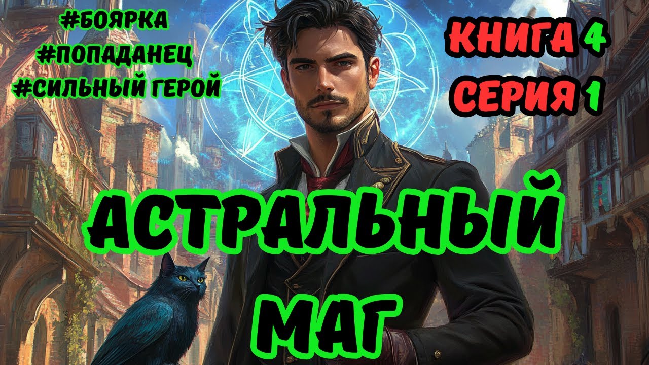 АСТРАЛЬНЫЙ МАГ !  Все книги на ЮТУБЕ ! Книга 4 СЕРИЯ 1 ! ПОПАДАНЕЦ ФЭНТЕЗИ #аудиокниги #аудиокнига