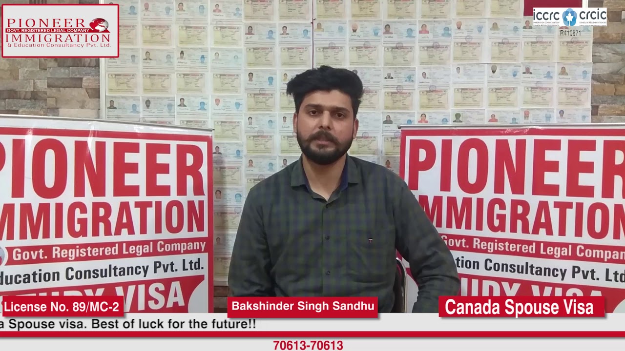 #PioneerImmigration ਦੀ ਮਦਦ ਨਾਲ ਕਰੋ #CanadaSpouseVisa ਅਪਲਾਈ|