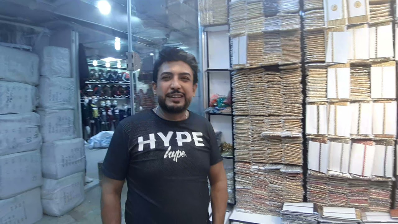 جوله في اكبر سوق بيع لوازم الخياطه سوق شورجه عمارة البركه بيع جمله