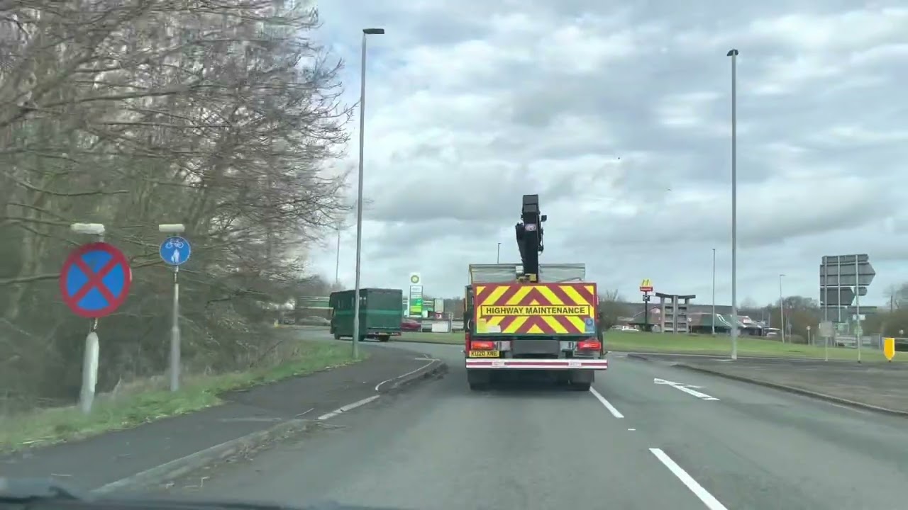 Driving from Market Harborough to Kibworth Harcourt Leicestershire - 17/03/23 // dashcam footage