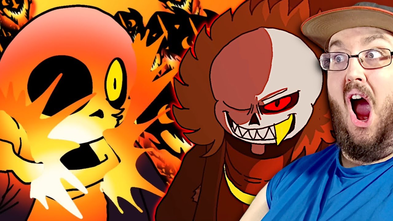 Underfell Sans VS GGFell Sans《ＣＲＩＭＳＯＮ ＡＳＣＥＮＤＡＮＣＹ》От Revolver Animations #Undertale РЕАКЦИЯ!!!