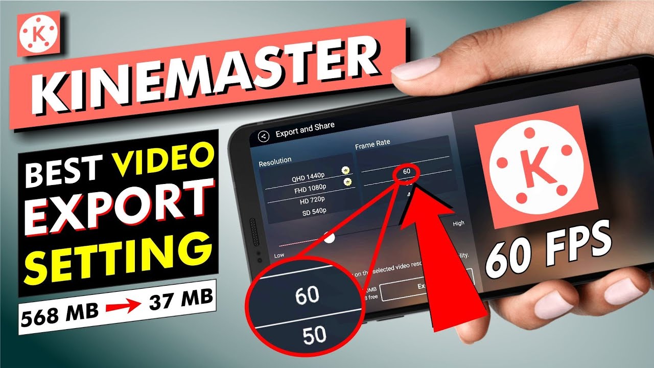 🔥 Best Video Export Settings For YouTube Videos (KineMaster) 2020 - Kinemaster Video Export Settings