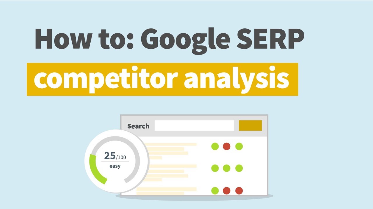 How to do Google SERP analysis