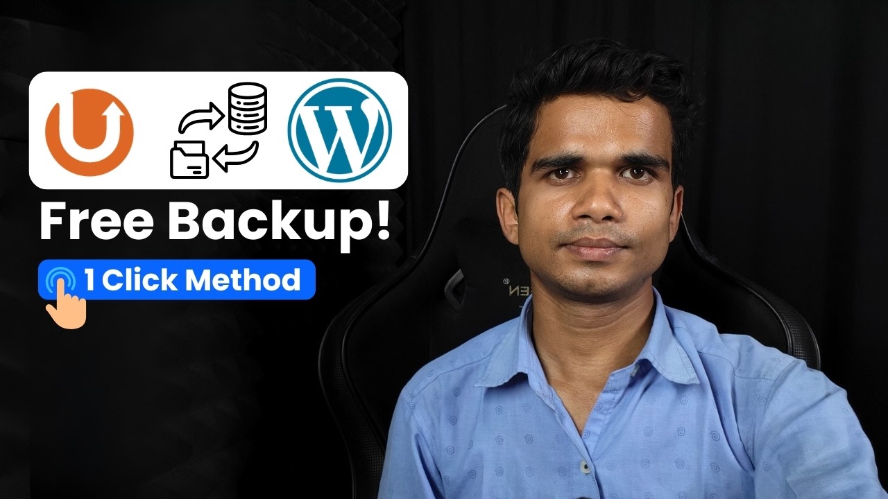 WordPress Website Ka Backup Kaise Le? (Free Method) | UpdraftPlus Plugin Hindi Tutorial