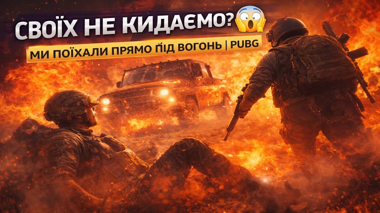 В ОСТАННЮ СЕКУНДУ! 😱 ПОРЯТУНОК ТОВАРИША НА МАШИНІ | PUBG
