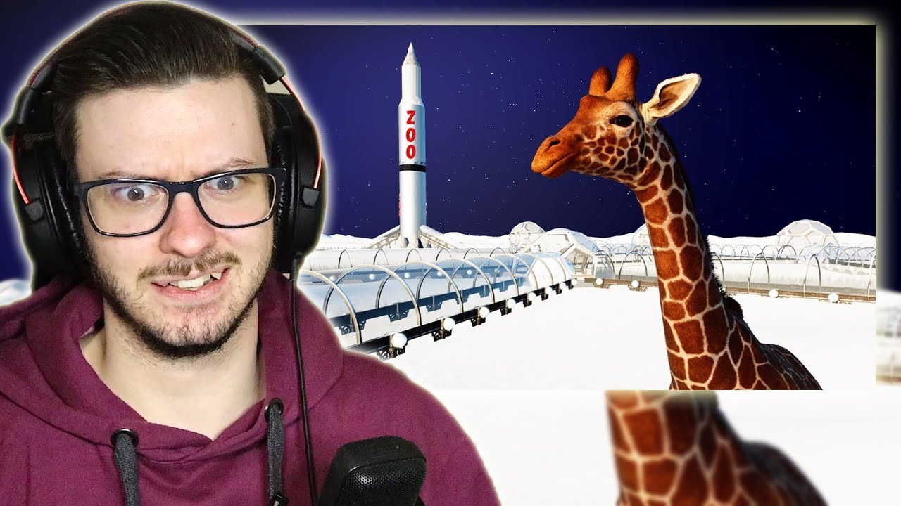 Daxellz Reacts to Lets Game It Out I Built an Unethical Zoo ON THE MOON - Planet Zoo