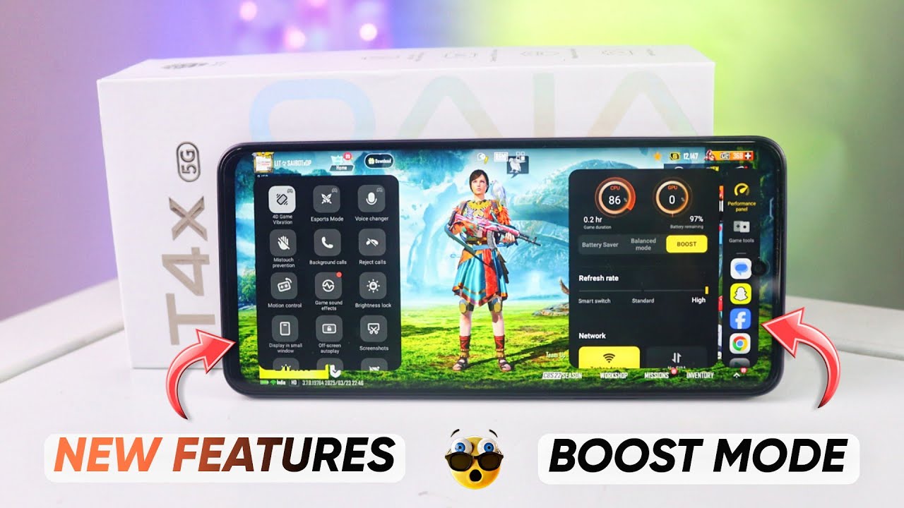 Vivo T4x 5G Ultra Game Mode |New Features Added ⚡|