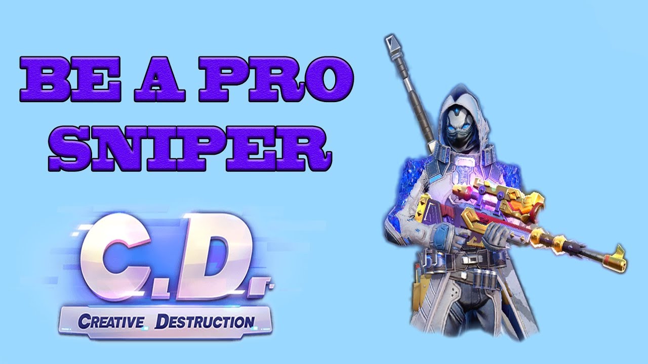 Easy way to be a PRO SNIPER in 7 Minutes | Creative Destruction Advanced Tips and Tricks