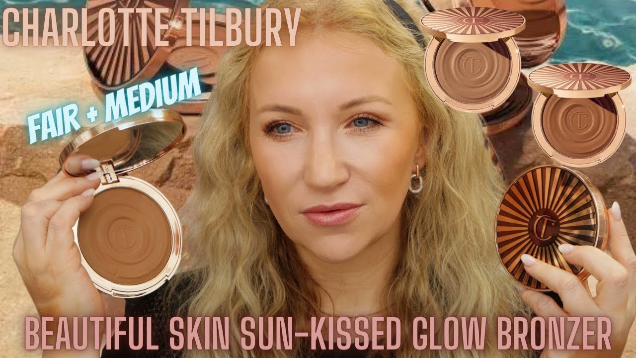 CHARLOTTE TILBURY BEAUTIFUL SKIN SUN-KISSED GLOW BRONZER IN FAIR UND MEDIUM