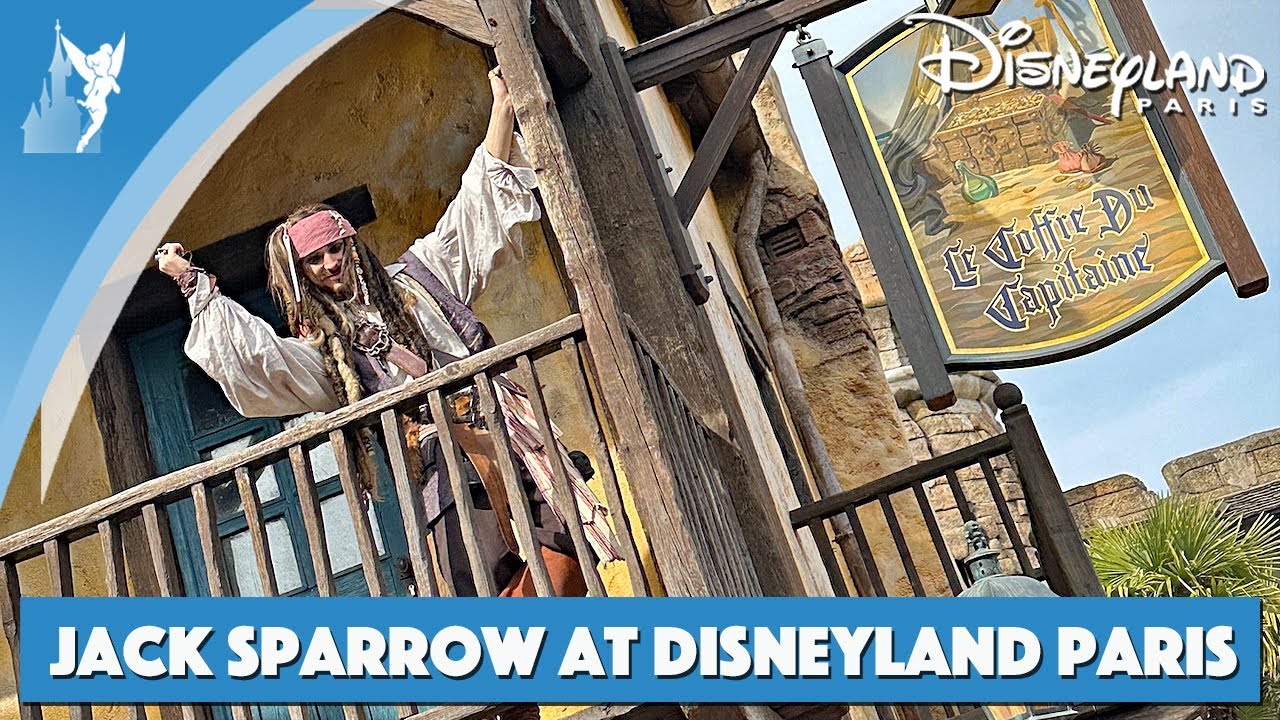 ☠ Captain Jack Sparrow in Adventureland at Disneyland Paris 2025
