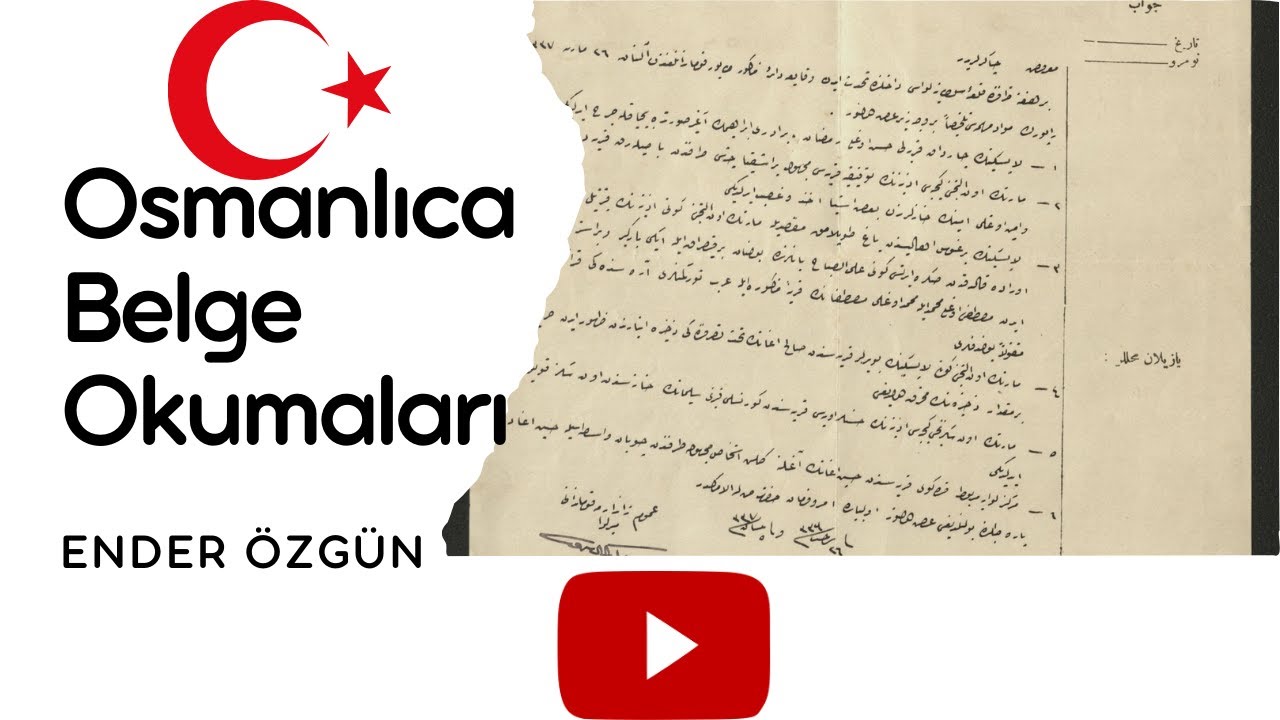 Osmanlı Türkçesi Belgelerinden Seçmeler (El yazısı / Rika)