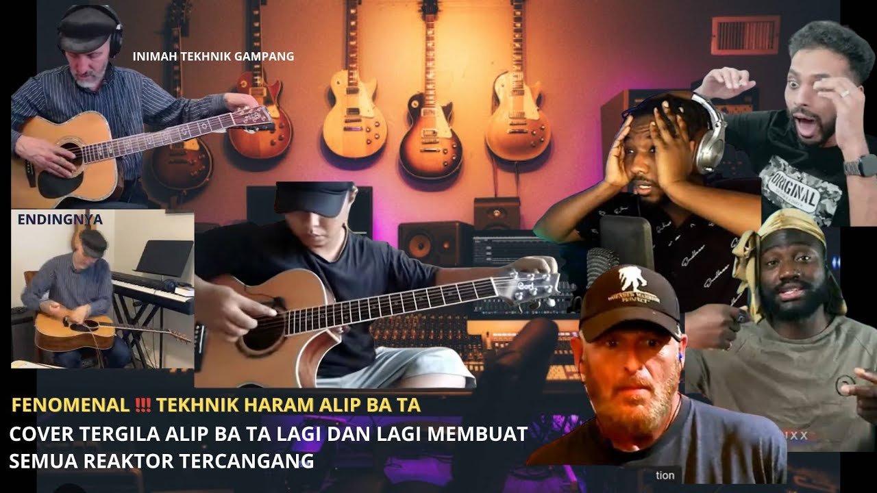 KING OF HARMONI‼️COVER TERGILA ALIP BA TA. ALIP BA TA LINGSIR WENGI (fingerstyle cover) 💥
