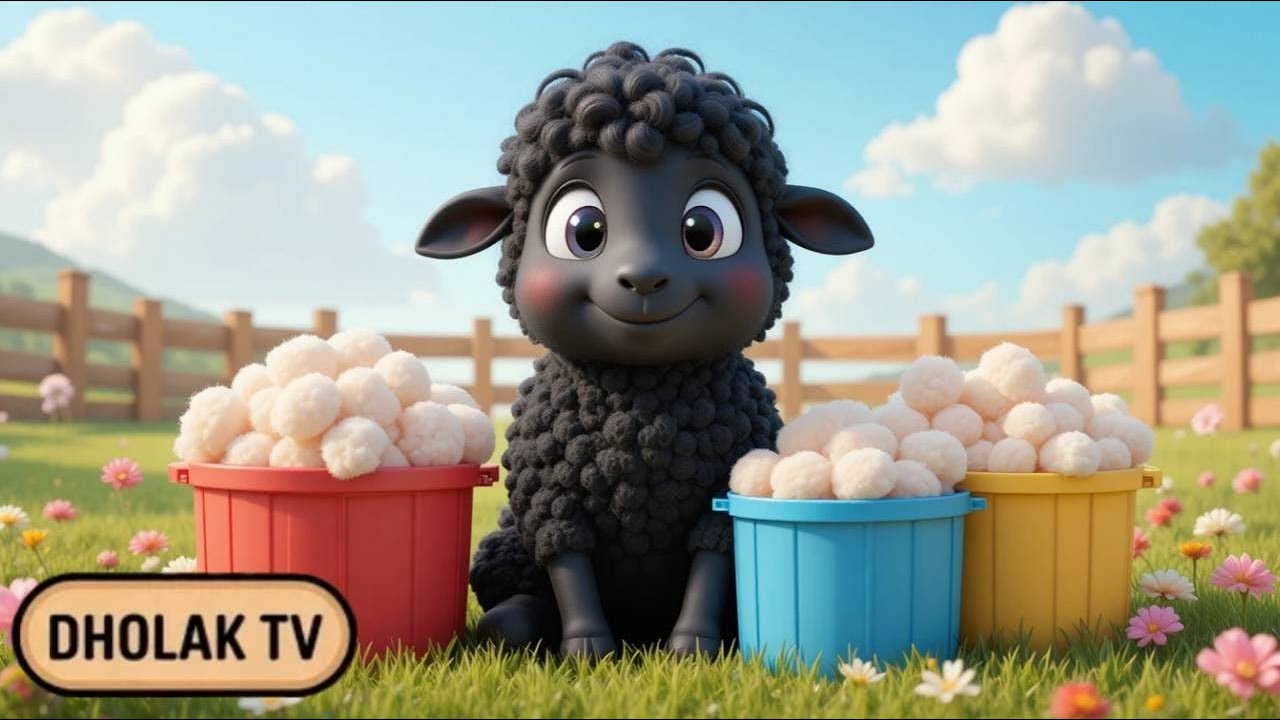 Baa Baa Black Sheep 🐑 | Nursery Rhyme for Kids | 3D Animated Baby Song