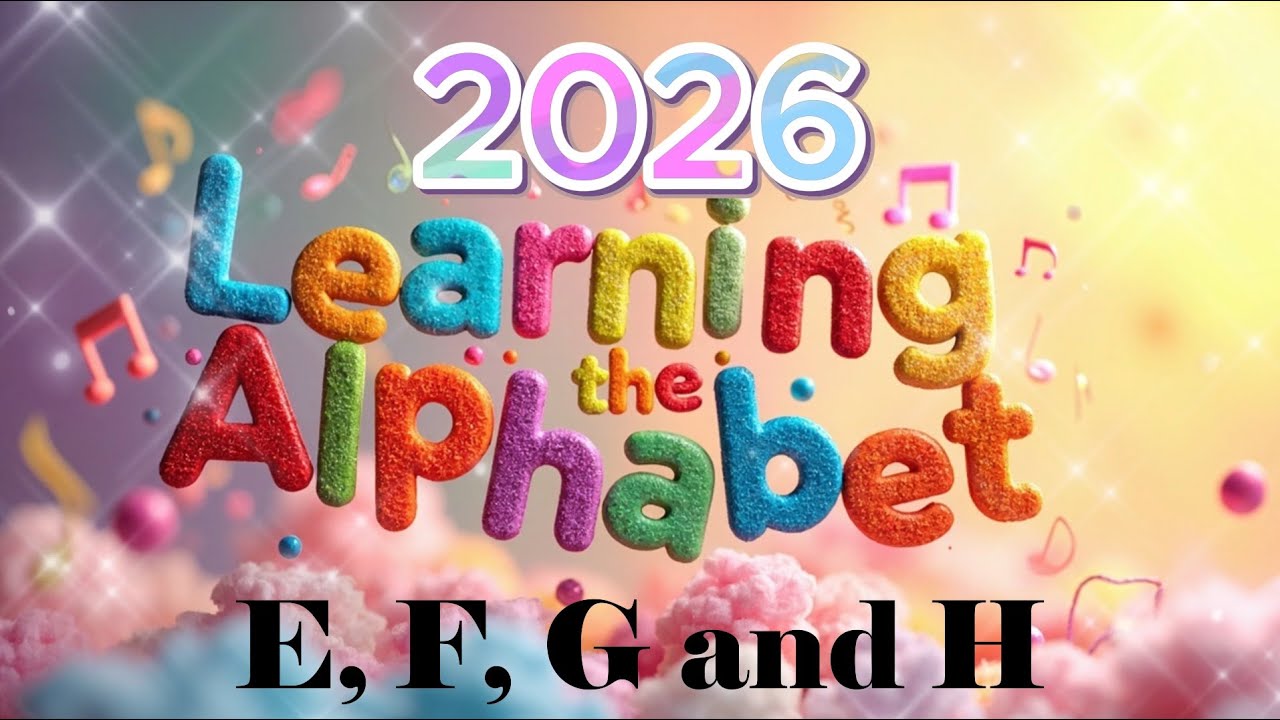 Learning the Alphabet starting with letters E F G H