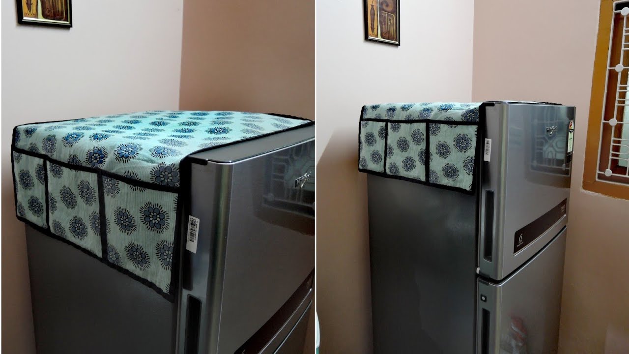 DIY Fridge Top Cover | How to make Fridge Top Organizer | Old Cloth Reuse